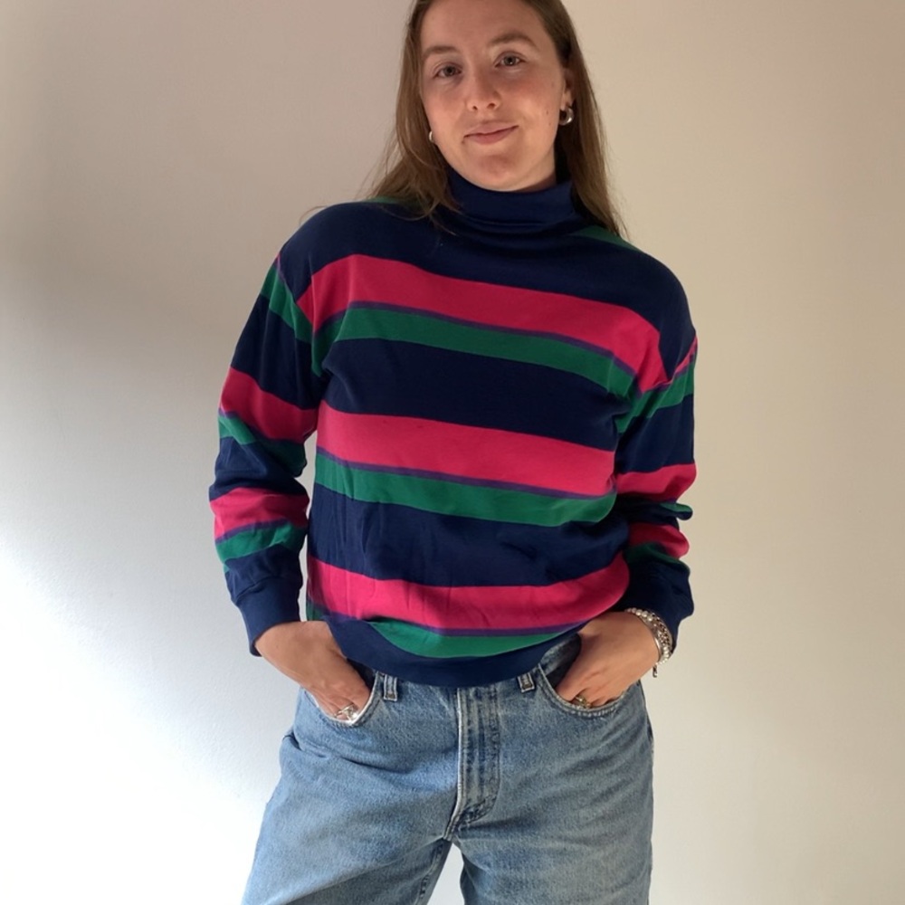 GAP Women's Striped Long Sleeve Tee